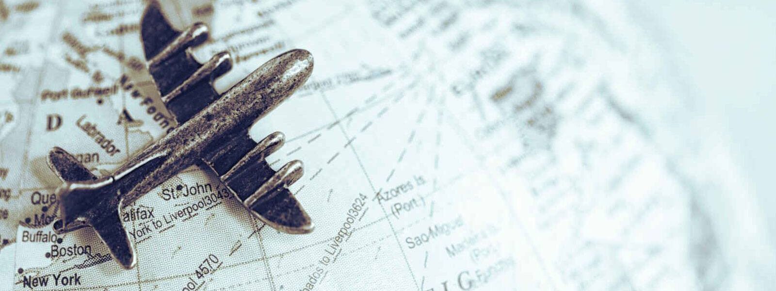 Mappemonde Avion