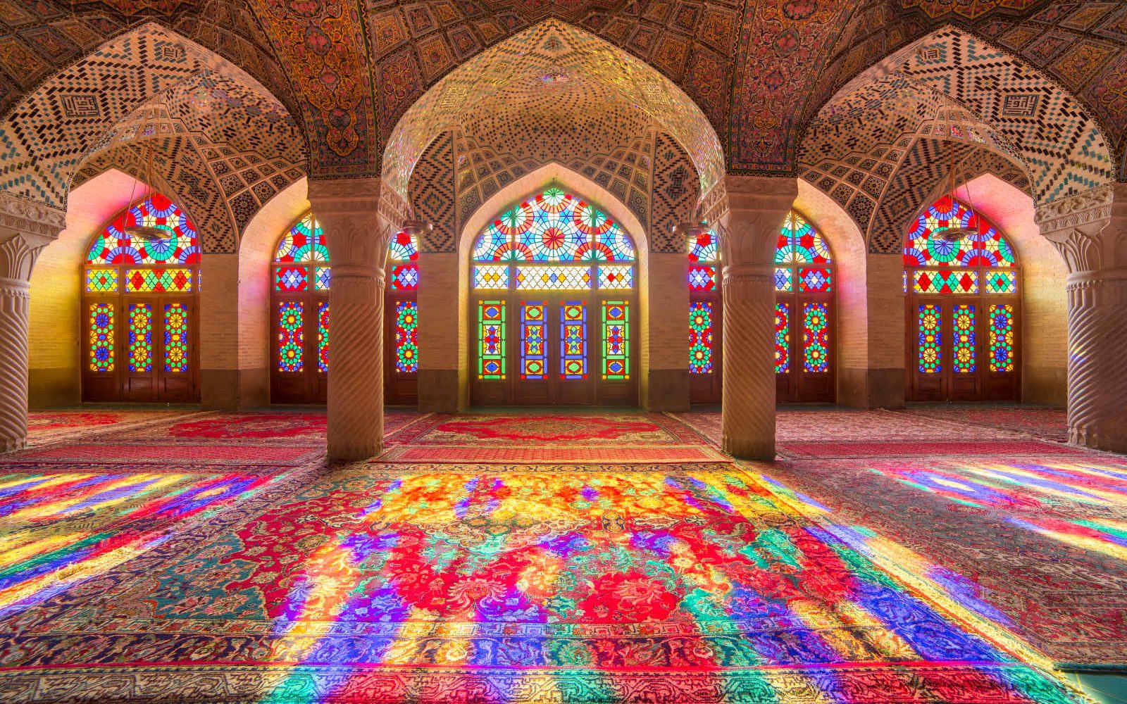 Mosquée Nasir Al Mulk, Chiraz, Iran