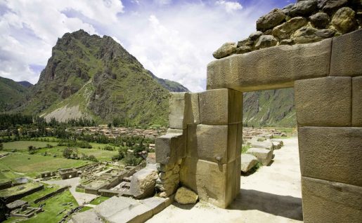Incan ruins of Ollantaytambo, Peru