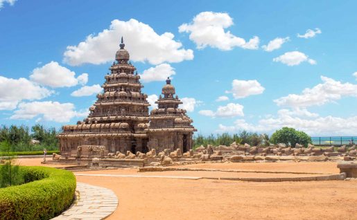 Temple sur la plage, Mahabalipuram, Inde