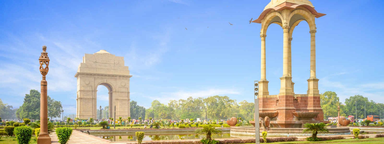 India Gate et la Canopée, Delhi, Inde