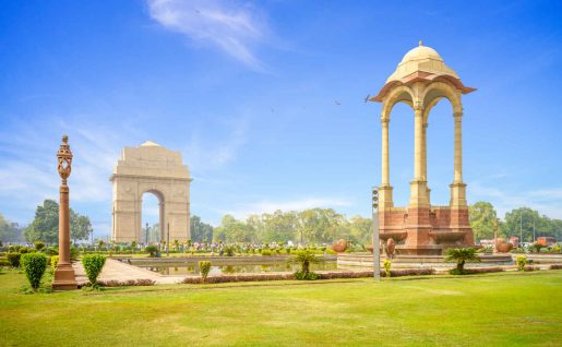 India Gate et la Canopée, Delhi, Inde