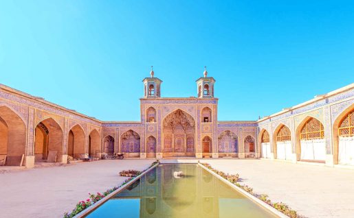 Extérieur, Mosquée Nasir Al Molk, Chiraz, Iran