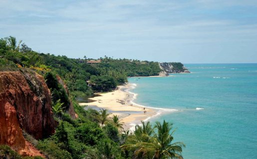 Plage d'Espelhio, Trancoso, Bahia, Brésil