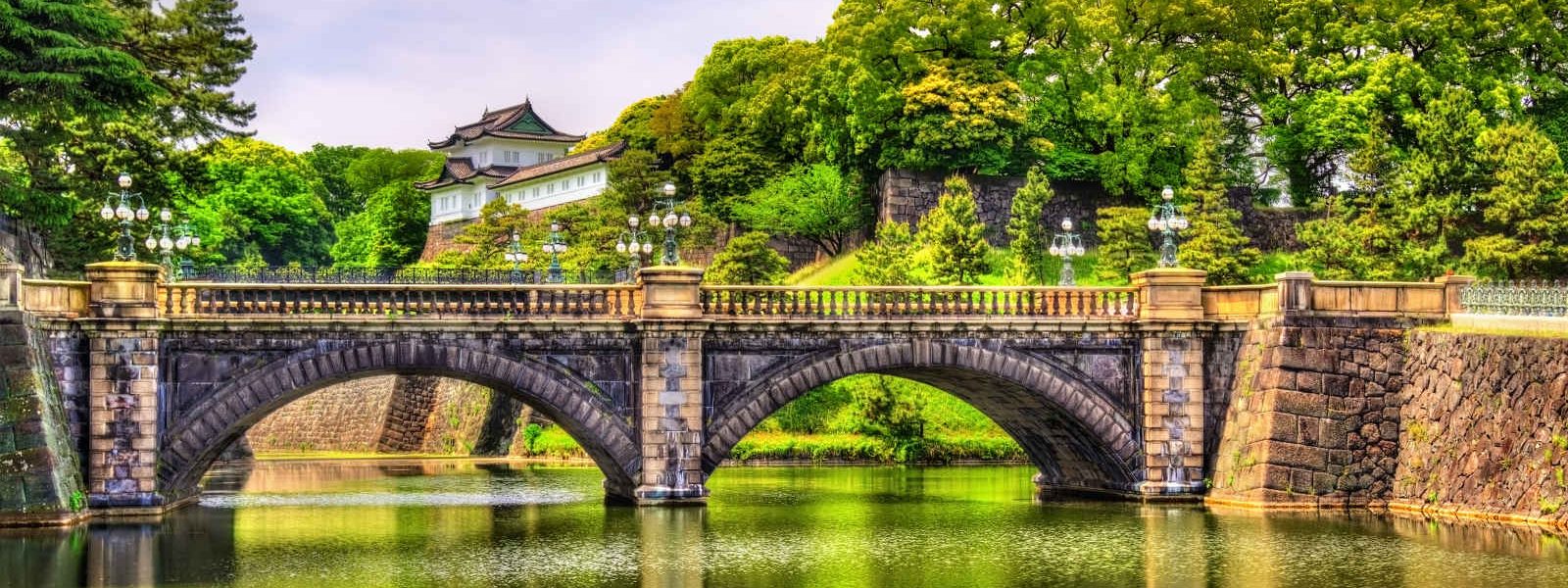 Pont Nijubashi du Palais Impérial, Tokyo, Japon