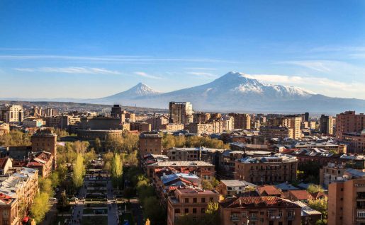 Skyline, Montagne Ararat, Erevan, Arménie