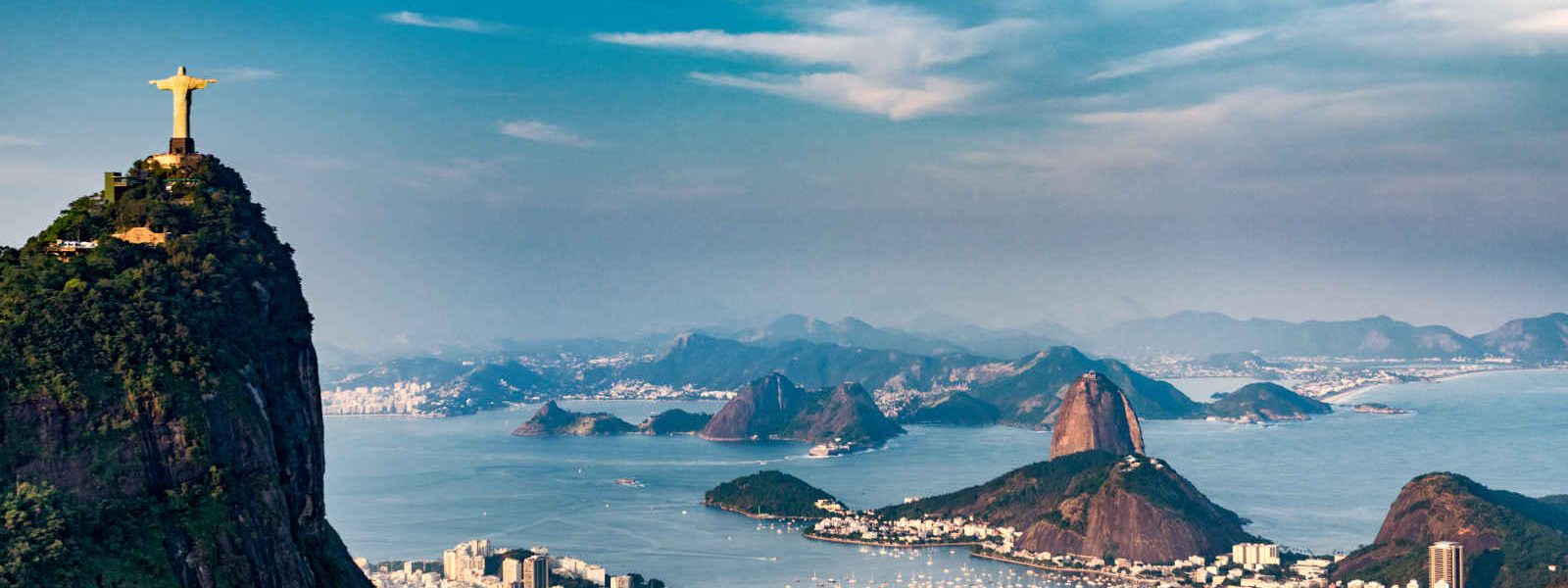 Christ rédempteur et baie de Rio de Janeiro, Brésil