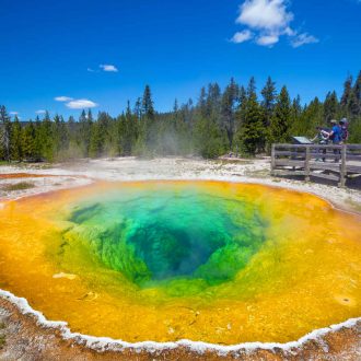 Geyser Morning Glory, Yellowstone National Park, Wyoming, États-Unis