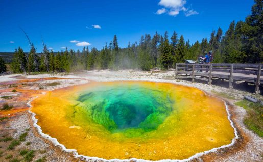 Geyser Morning Glory, Yellowstone National Park, Wyoming, États-Unis