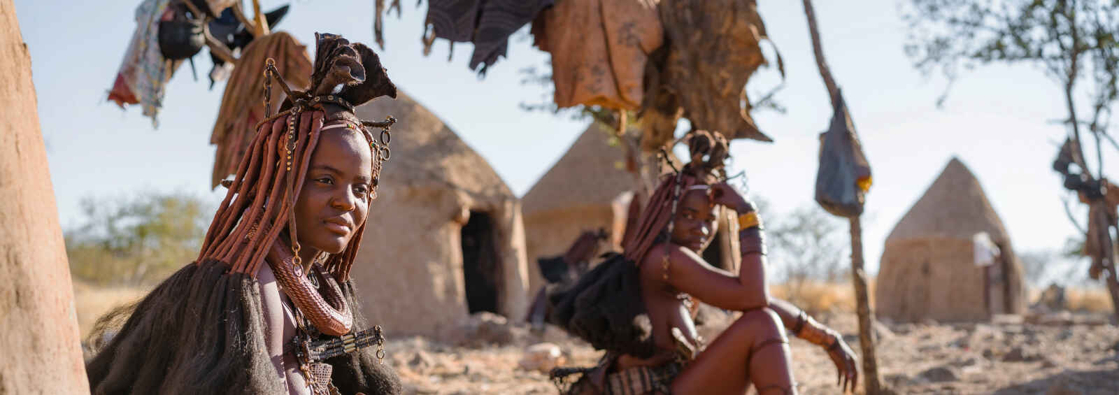 Femmes de la tribu Himba, Kamanjab, Namibie