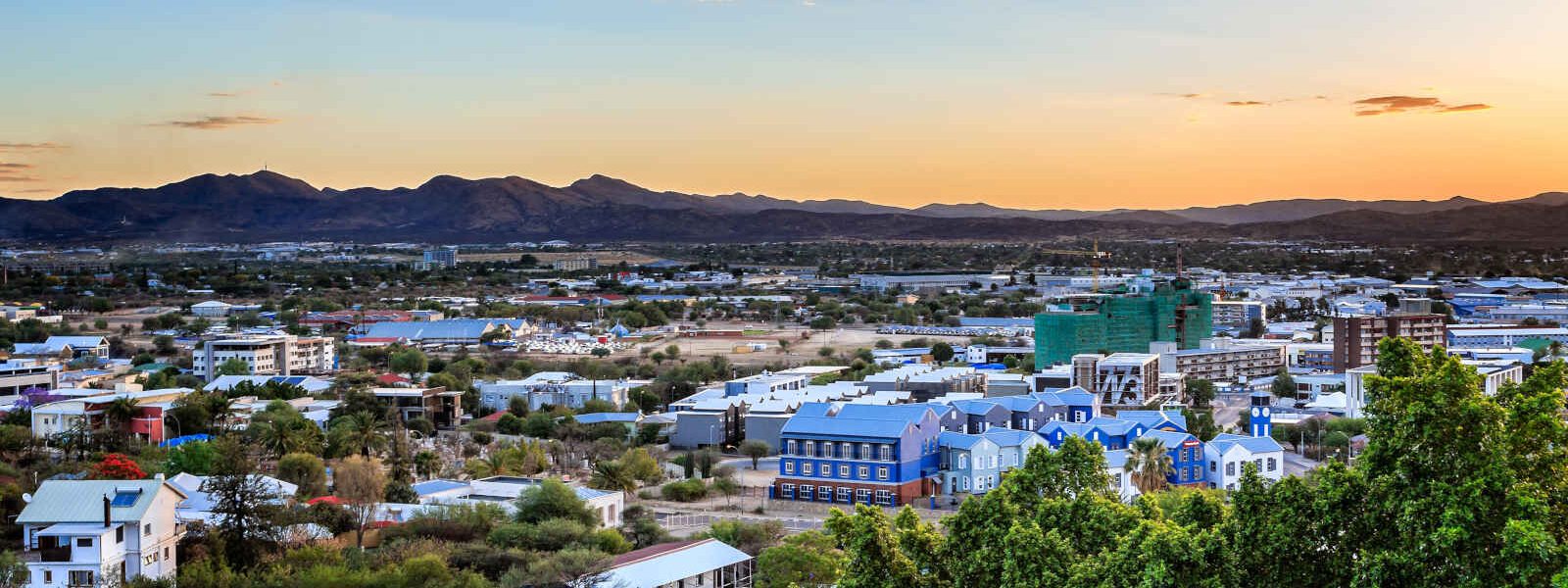 Vue sur Windhoek, Namibie