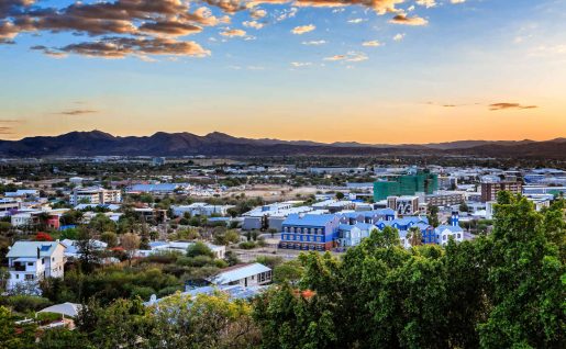 Vue sur Windhoek, Namibie