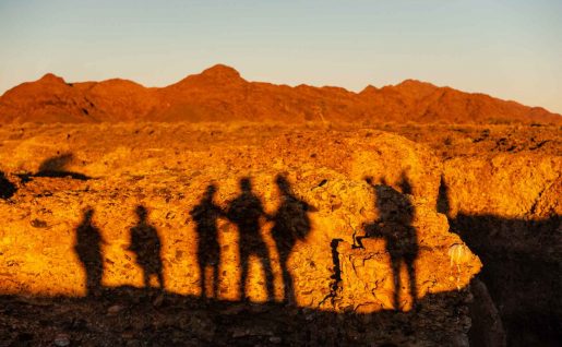 Ombres projetées sur les parois du Sesriem Canyon, Désert du Namib, Namibie