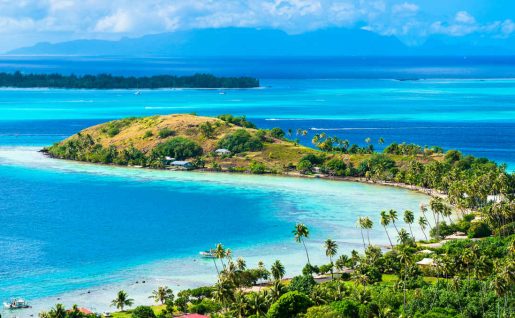 Plage Bora Bora, Tahiti, Polynésie Française