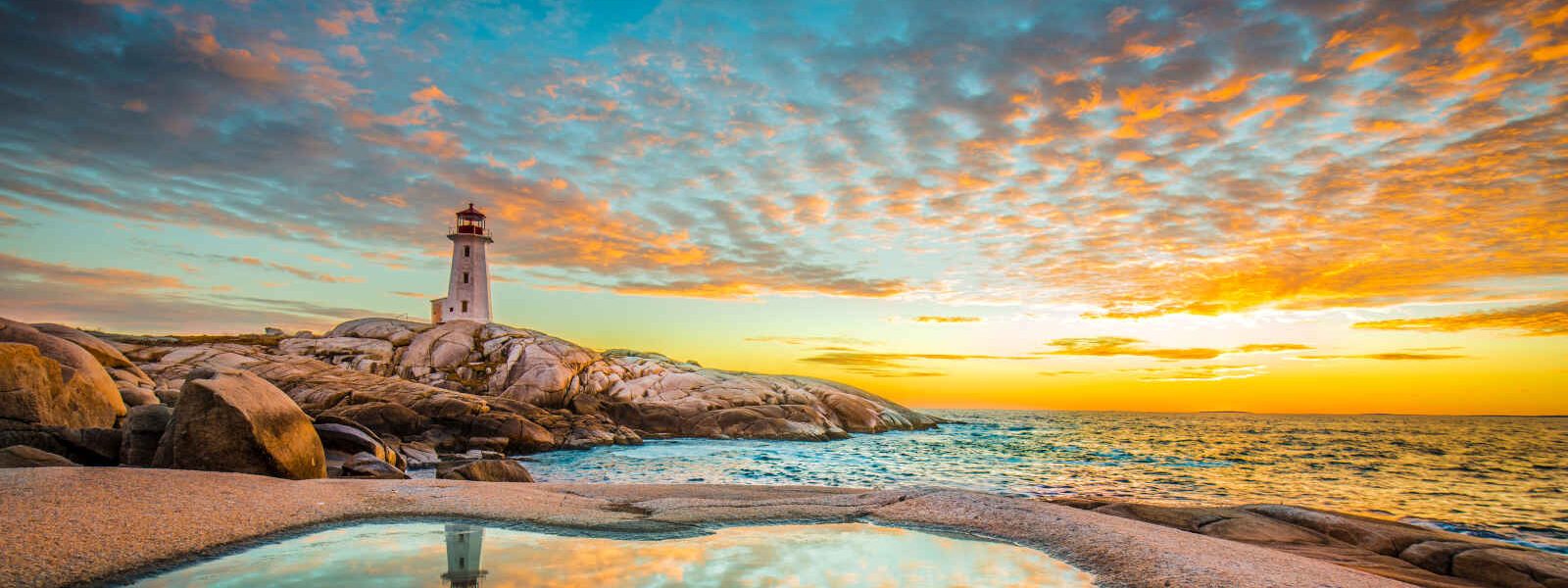 Phare de Peggy's Cove, Halifax, Nouvelle-Écosse, Canada