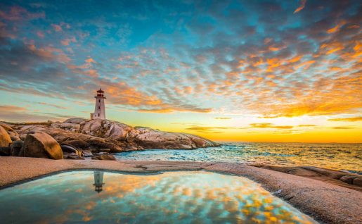 Phare de Peggy's Cove, Halifax, Nouvelle-Écosse, Canada