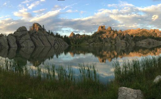 Lac Sylvan Lake, Black Hills, Dakota du sud, États-Unis