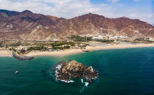 Plage, Fujairah, Emirats Arabes Unis