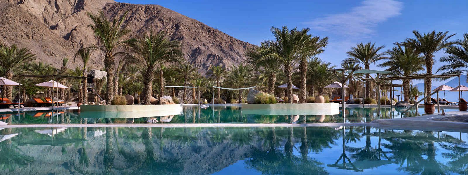 Piscine d'eau salée, Six Senses Zighy Bay, Oman