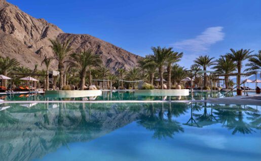 Piscine d'eau salée, Six Senses Zighy Bay, Oman