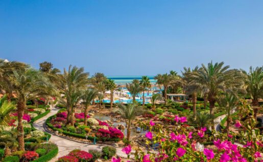 Vue aérienne, Movenpick El Gouna, Egypte