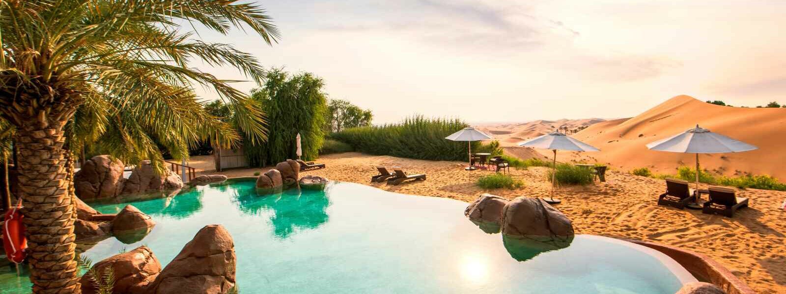 Piscine, Telal Resort, Al Aïn, Emirats Arabes Unis