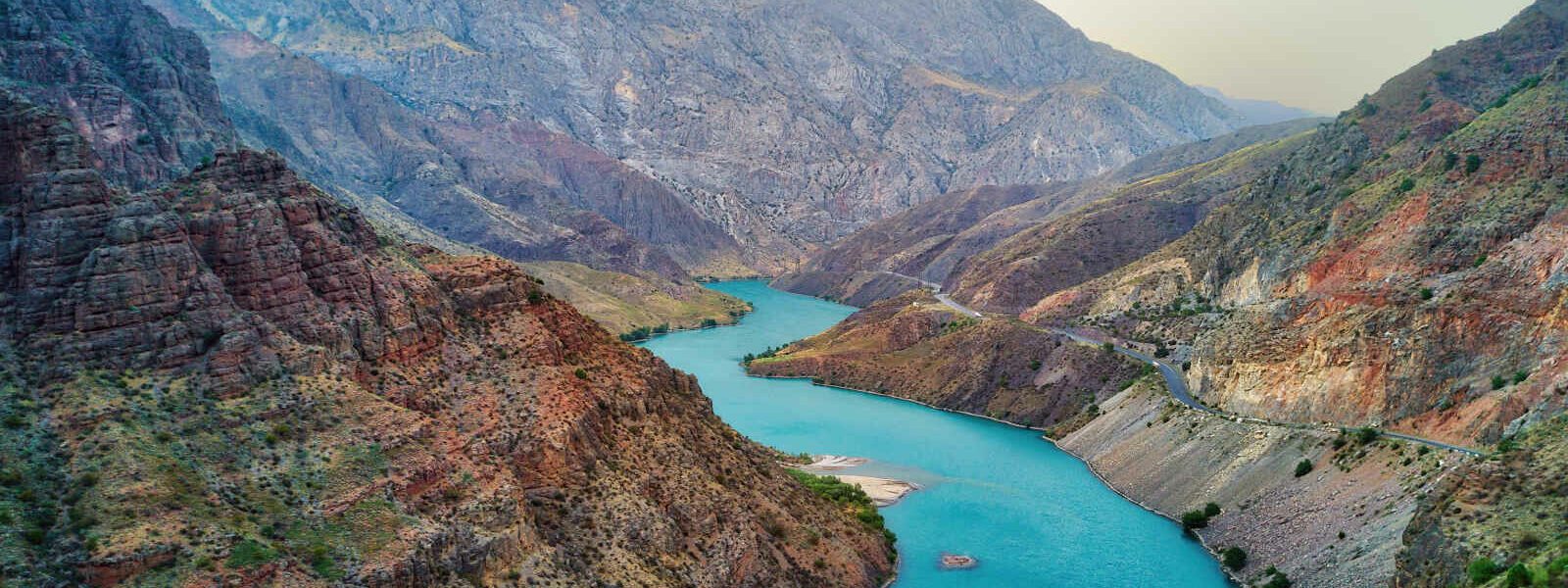 Naryn River Canyon, Kirghizistan