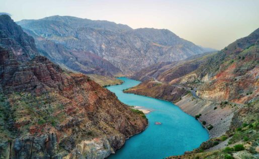 Naryn River Canyon, Kirghizistan