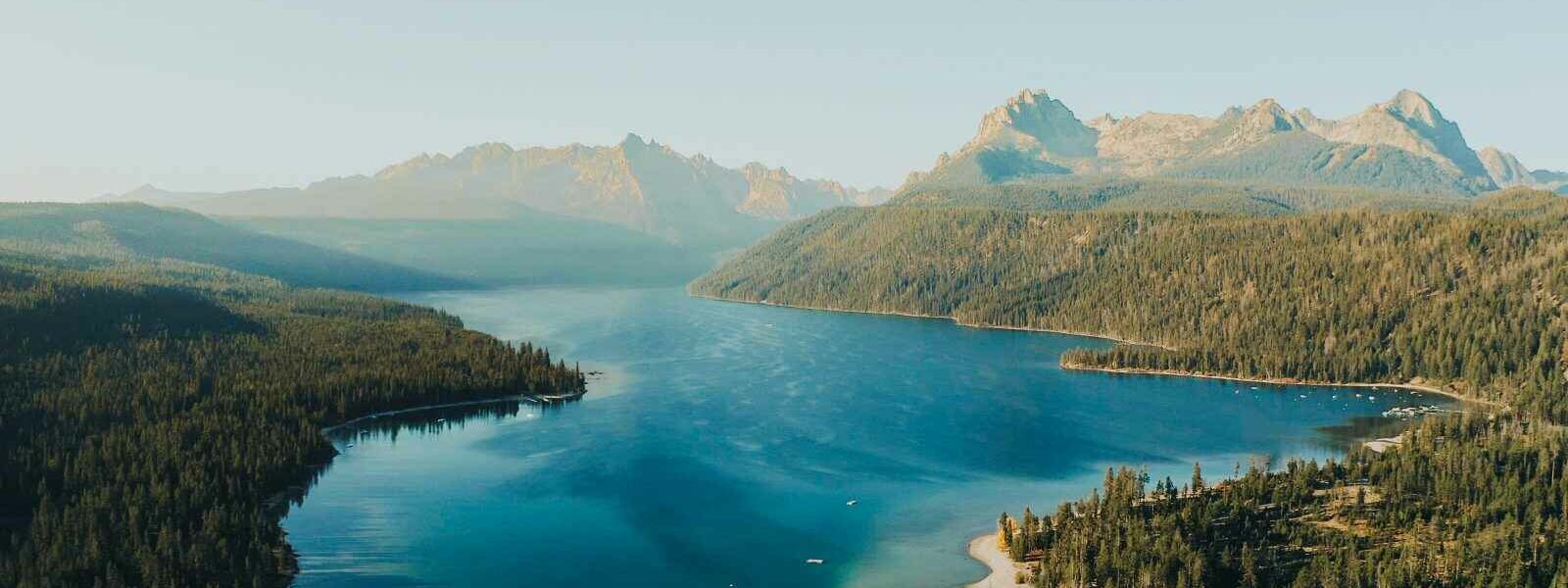 Redfish Lake, near Stanley, Idahho, USA