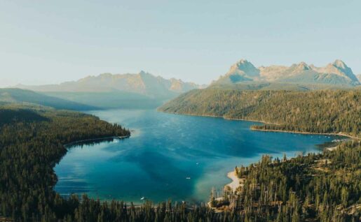 Redfish Lake, near Stanley, Idahho, USA