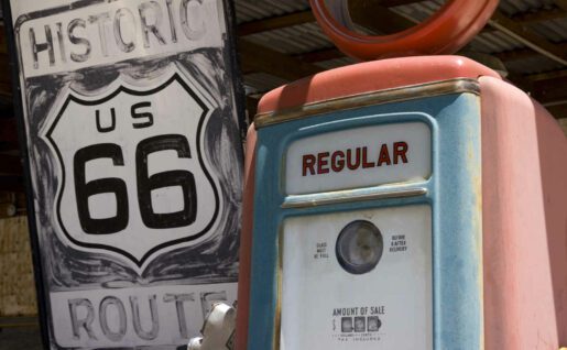 Station service, Route 66, Etats-Unis