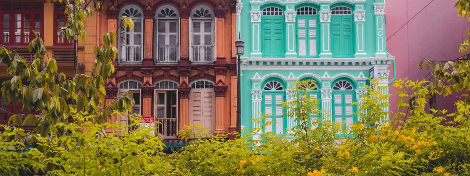 Architecture colorée, Singapour