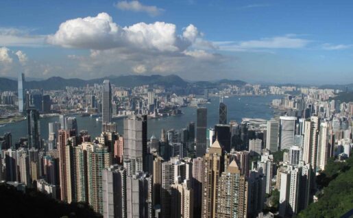 Vue aérienne, Hong Kong