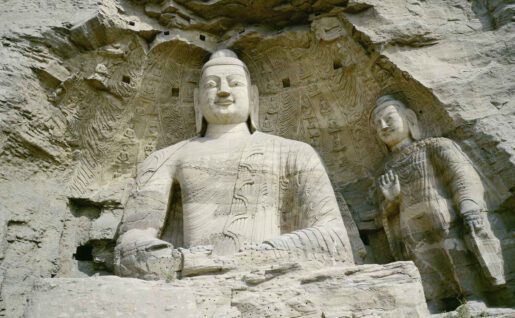 Les grottes Yungang à Datong dans le Shaanxi, Chine