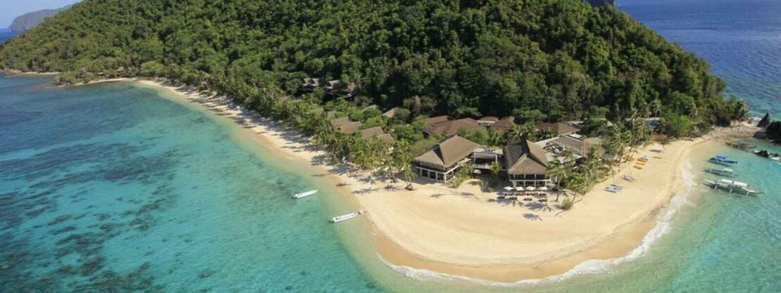 Pangulasian Island Resort, vue d'ensemble, El Nido, Philippines
