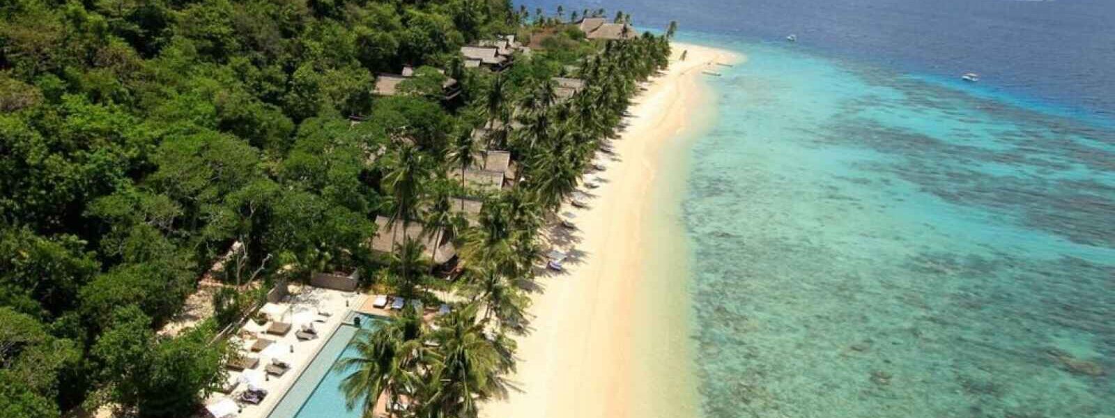 Pangulasian Island Resort, vue d'ensemble, El Nido, Philippines