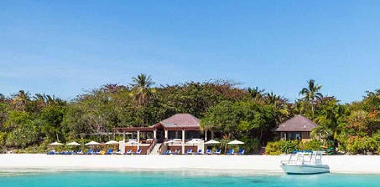 Amanpulo, vue sur l'hôtel, Palawan, Philippines