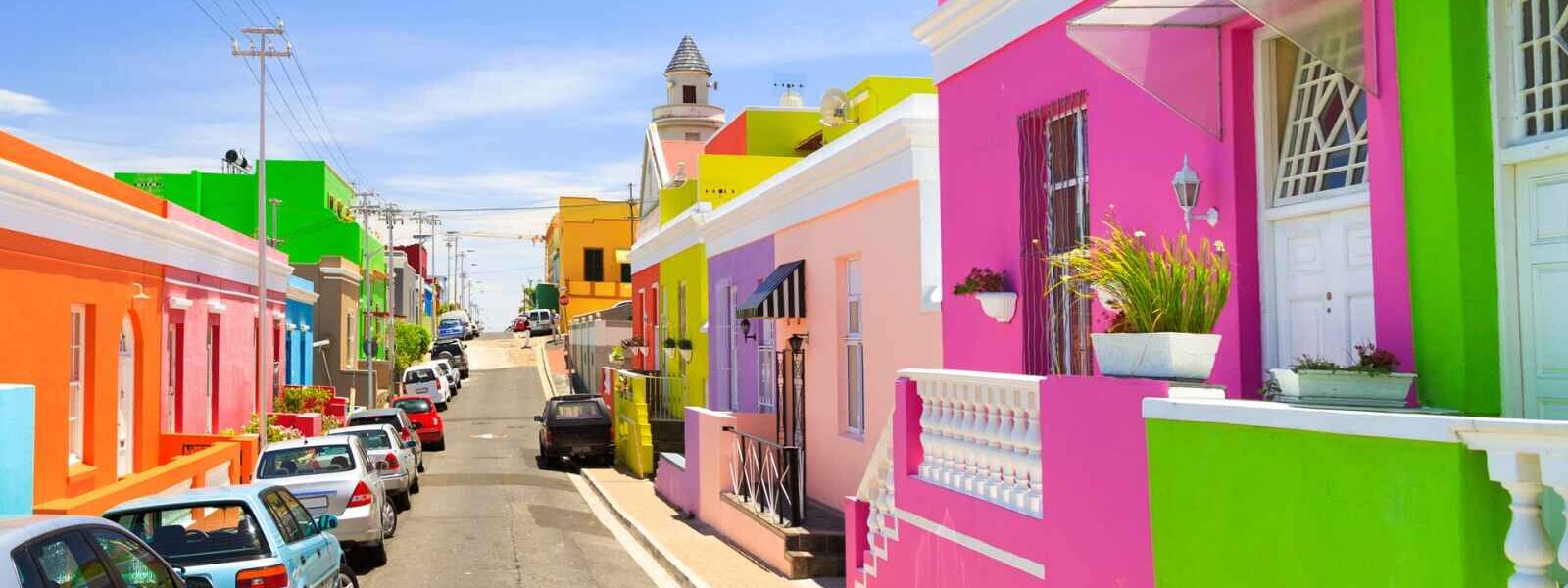 Maisons colorées, Bo-Kaap, Afrique du Sud