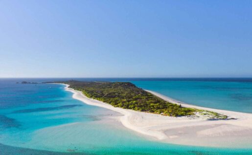 Amanpulo, vue aérienne, Palawan, Philippines