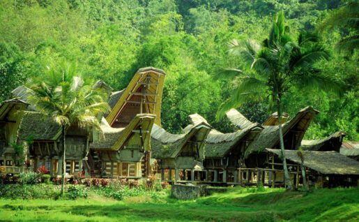 Village toraja, Célèbes, Indonésie