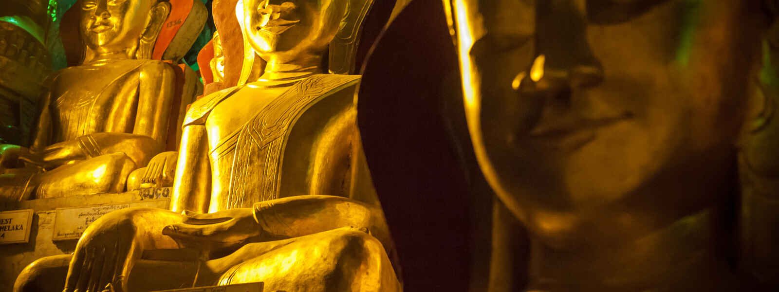 Statues de Bouddha, Grotte Pindaya, Myanmar