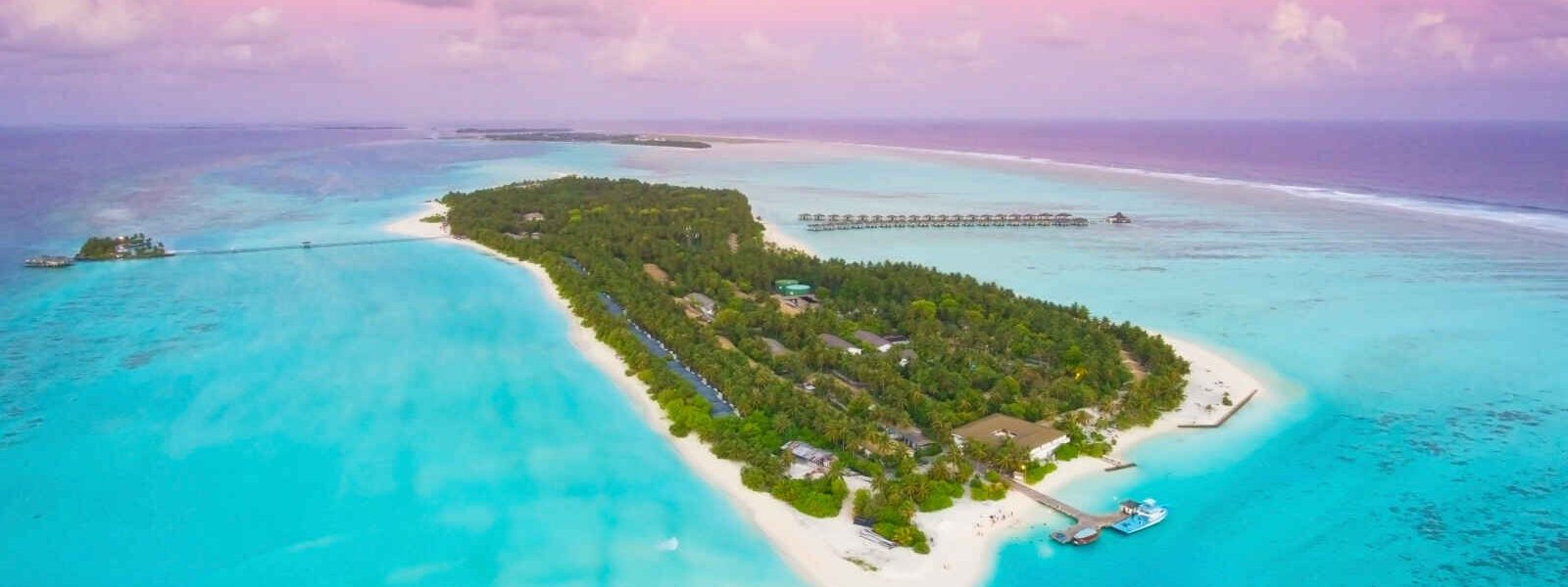 Vue aérienne, Sun Island Resort and Spa, South Ari Atoll, Maldives