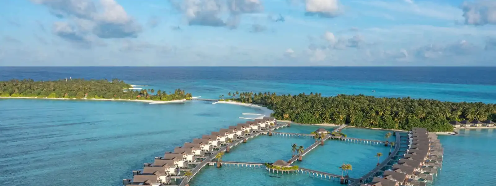 Vue aérienne de l'hôtel, Niyama Private Islands Maldives