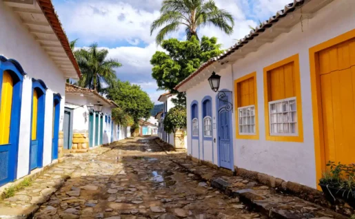 Maisons coloniales, Paraty, Rio de Janeiro, Brésil