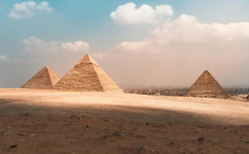 Pyramides, Gizeh, Le Caire, Egypte