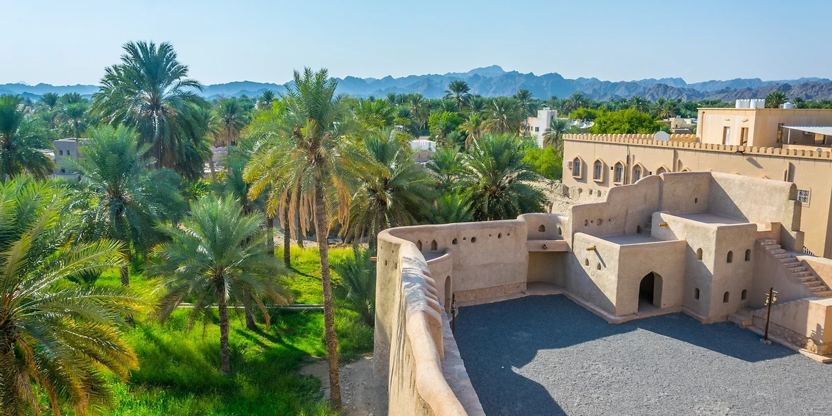 Forteresse de Nizwa et oasis luxuriante, Oman
