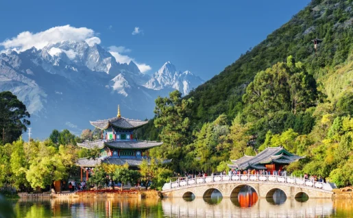 Étang du Dragon Noir, Lijiang, Yunnan, Chine