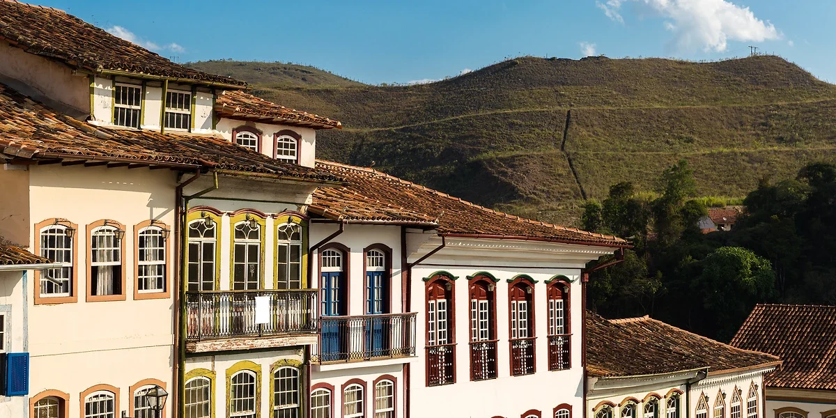 Vieilles maisons, Ouro Preto, Minas Gerais, Brésil