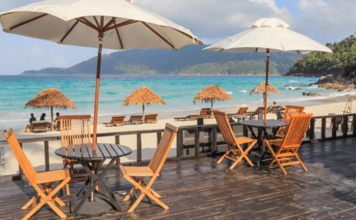 Bubu Villa, café, Perhentian, Malaisie