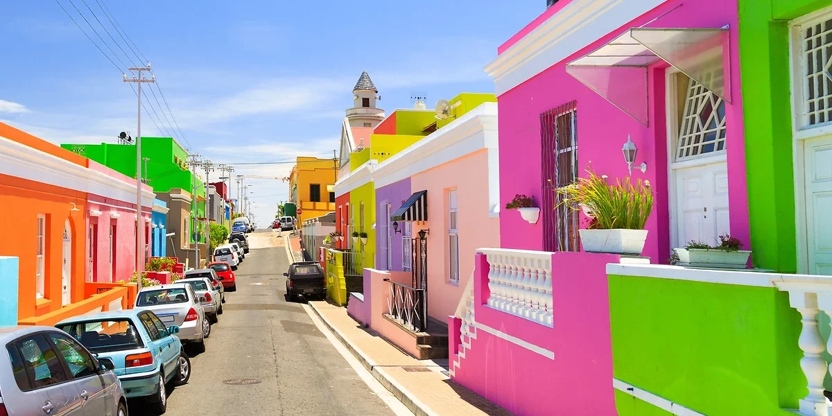 Maisons colorées, Bo-Kaap, Afrique du Sud